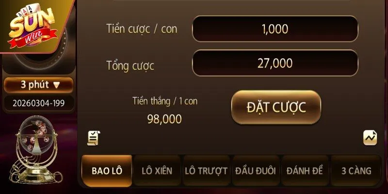 Khám phá hình thức chơi xổ số Sunwin siêu hot dành cho anh em
